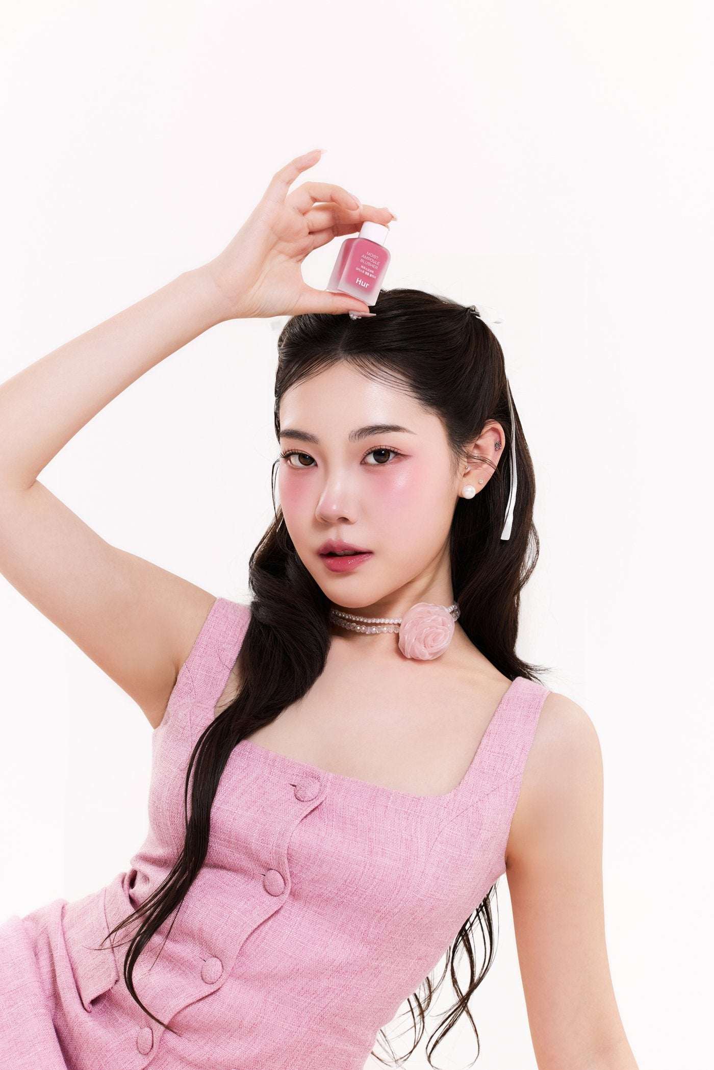 House of HUR Moist Ampoule Blusher #07 Pink Rosie - Product Shot