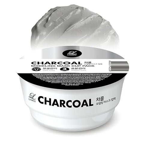 Lindsay Charcoal Modeling Mask – Detoxifying & Pore-Cleansing Korean Rubber Mask