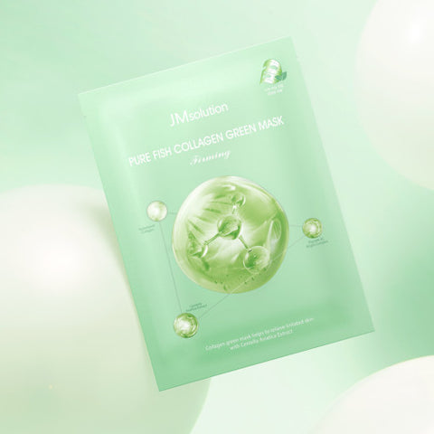 JM Solution Pure Fish Collagen Green Mask