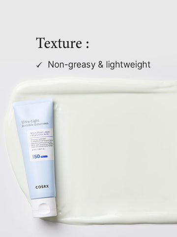 COSRX Ultra-Light Invisible Sunscreen SPF50 PA++++ 50ml