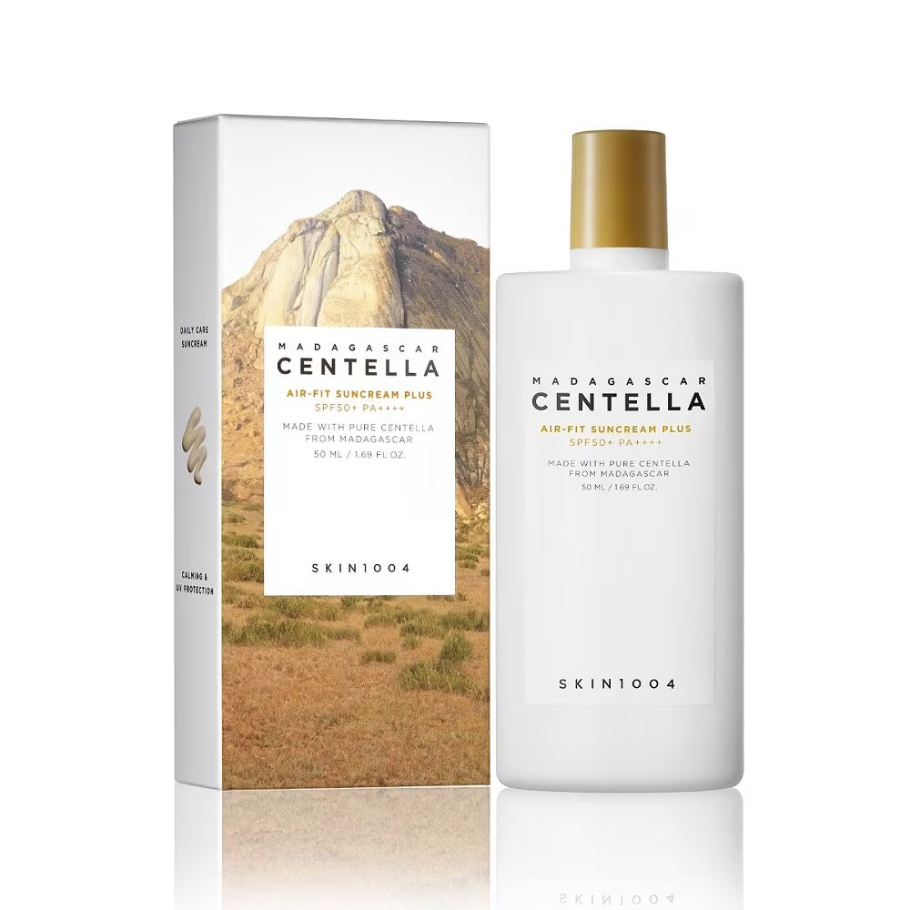 SKIN1004 Madagascar Centella Air-Fit Suncream Plus SPF50+ PA++++ – Mineral Sunscreen for Sensitive Skin
